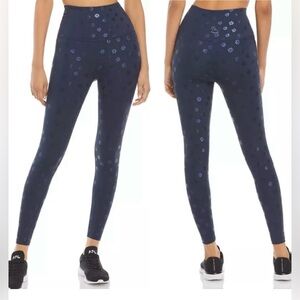BEYONDYOGA navy blue leggings sizeS